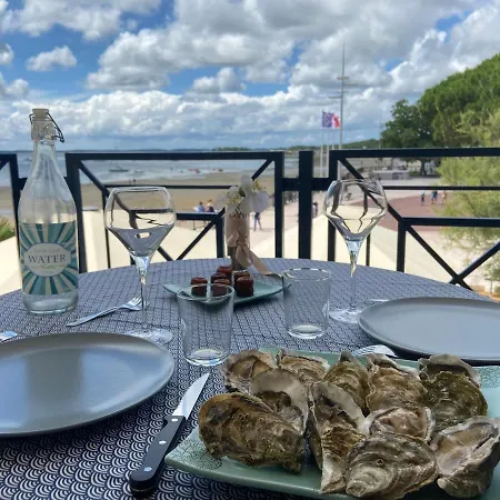 Appartamento T2 Vue Exceptionnelle Sur Le Bassin D'Arcachon Andernos-les-Bains Esterno foto